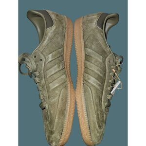 Adidas Leather Suede Samba OG " Olive Green Strata Gum" Sneakers Men Size 10.5